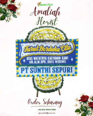 Papan Bunga Duka di Sumberagung