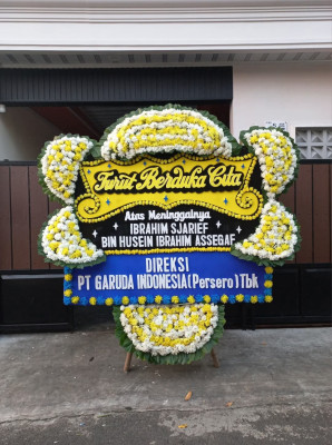 Papan Bunga Duka di Sumberagung