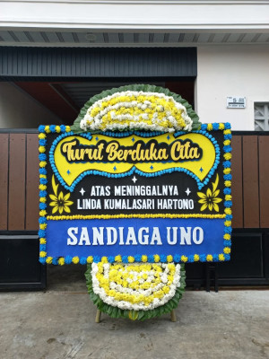 Papan Bunga Duka di Sumberagung