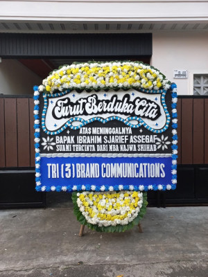 Papan Bunga Duka di Sumberagung